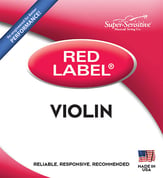 Super Sensitive Red Label Violin String Set 4/4 Violin Strings